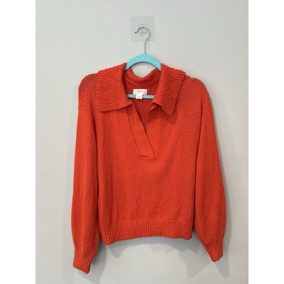 Anthropologie Maeve Polo Bell Sleeve Sweater Large 2151 - Picture 6 of 10